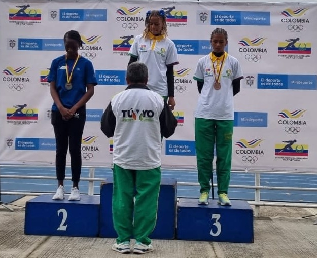 TRES MEDALLAS PARA EL QUINDÍO EN NACIONAL DE ATLETISMO